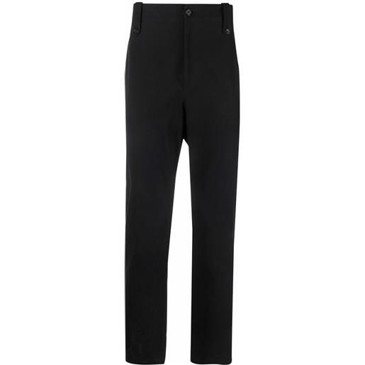 Alexander McQueen pantaloni sartoriali con zip - nero