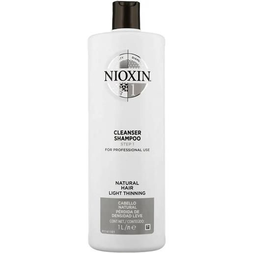 NIOXIN sistema 1 cleanser shampoo 1000ml