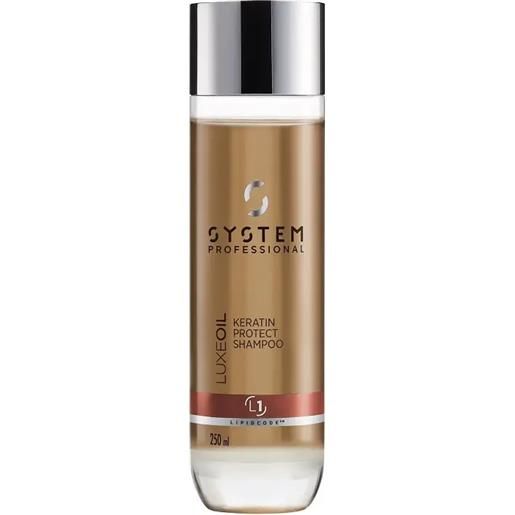 SYSTEM PROFESSIONAL luxe oil keratin protect shampoo 250ml