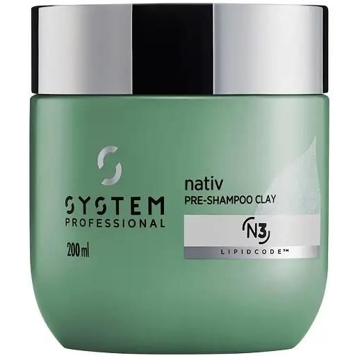 SYSTEM PROFESSIONAL nativ pre-shampoo clay detox per il cuoio capelluto 200ml