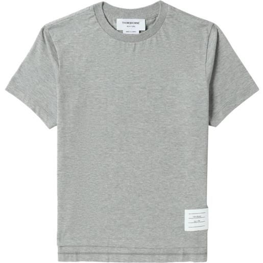 Thom Browne t-shirt taglio comodo - grigio