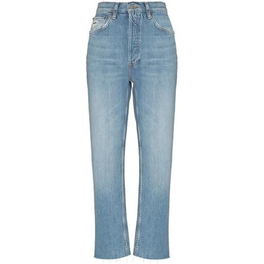 RE/DONE jeans dritti stove pipe anni '70 - blu