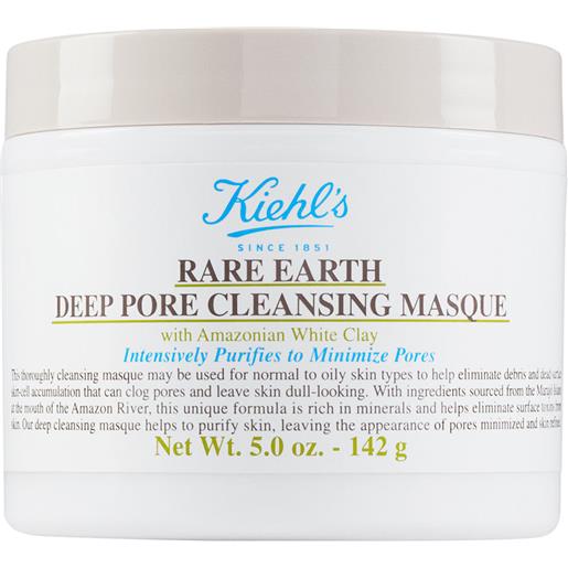 KIEHL'S rare earth deep pore cleansing masque 125ml maschera purificante viso