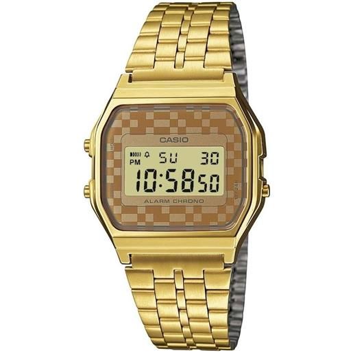 Casio Vintage orologio casio unisex a159wgea-9adf acciaio pvd oro dorato vintage