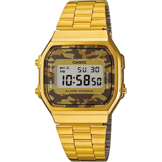 Casio Vintage orologio casio unisex vintage a168wegc-5ef dorato camouflage