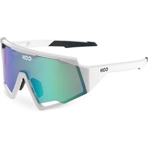 Koo spectro mirror sunglasses bianco green mirror/cat3