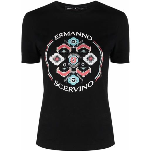 Ermanno Scervino t-shirt con stampa - nero