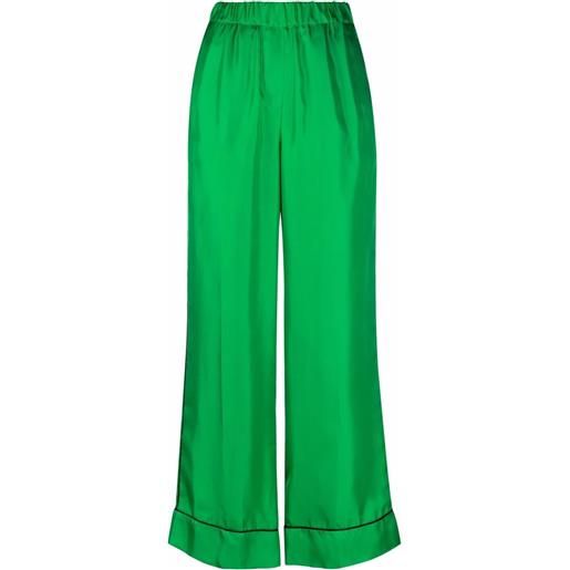 Blanca Vita pantaloni a gamba ampia - verde