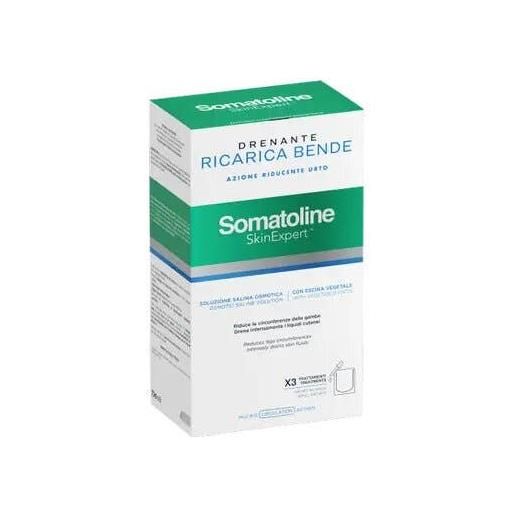 Somatoline skin expert bende snellenti drenanti 1 kit ricarica Somatoline