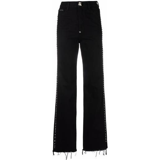 Philipp Plein jeans con decorazione - nero