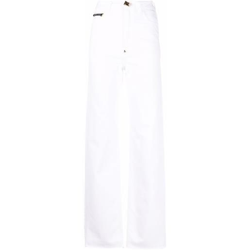 Philipp Plein jeans dritti - bianco