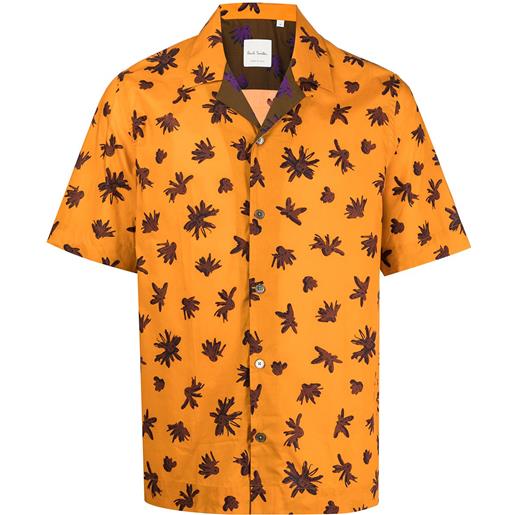 Paul Smith camicia a fiori - arancione