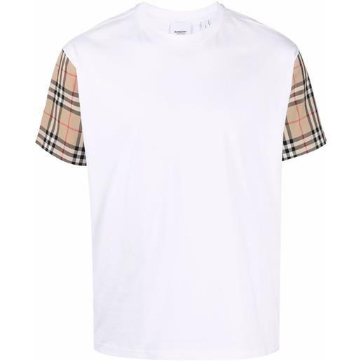 Burberry t-shirt vintage check - bianco
