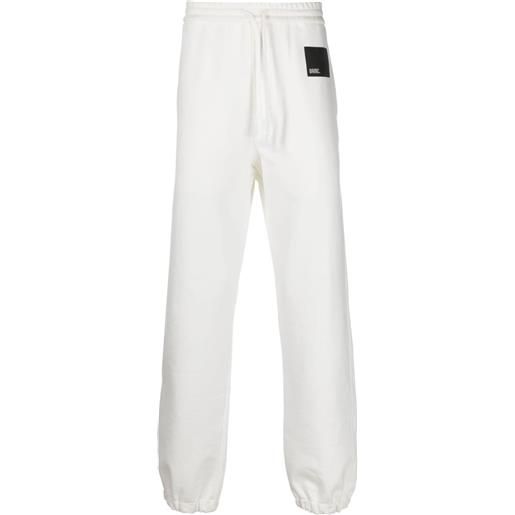 OAMC pantaloni sportivi con applicazione - bianco
