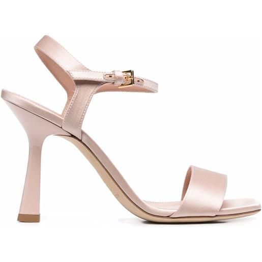 Alberta Ferretti sandali con tacco metallizzato 105mm - rosa