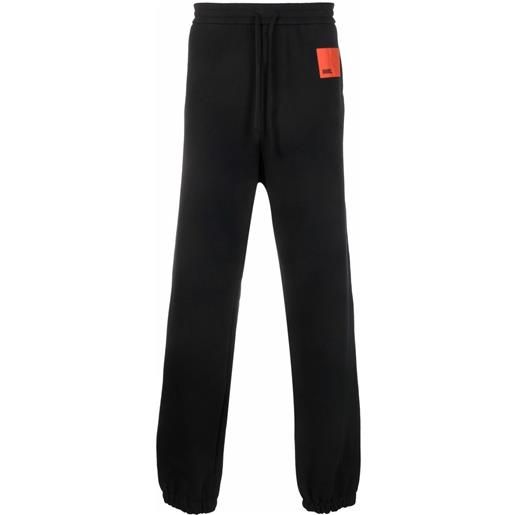 OAMC pantaloni sportivi con applicazione - nero