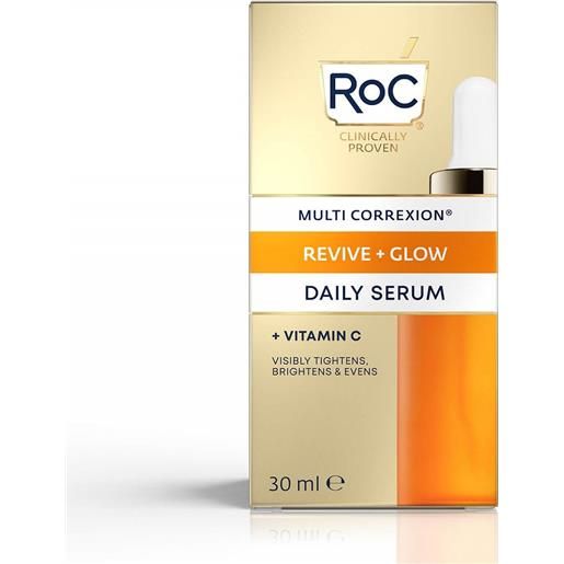 ROC OPCO LLC roc multi correxion revive + glow siero viso illuminante - siero viso alla vitamina c - 30 ml
