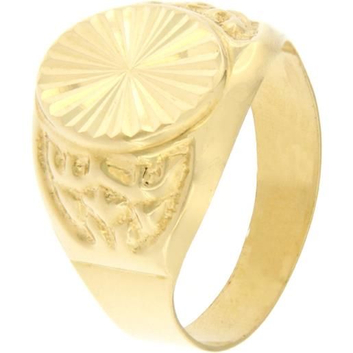 Gioielleria Lucchese Oro anello uomo oro giallo gl100188