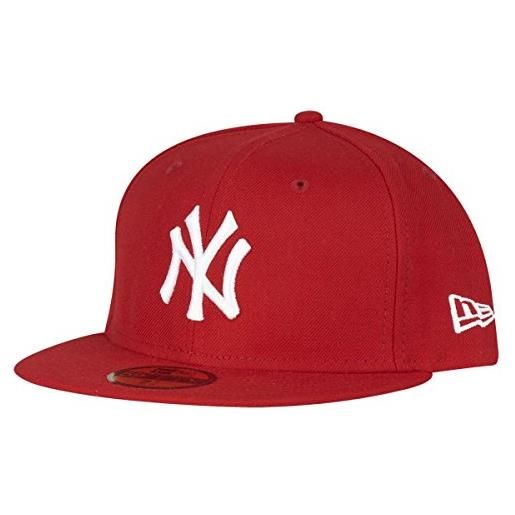 New Era york yankees 59fifty cap mlb basic red/white - 7 1/8-57cm