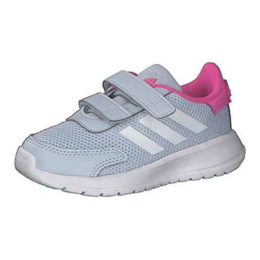Adidas tensaur run i, scarpe da ginnastica, halo blue/ftwr white/screaming pink, 25 eu