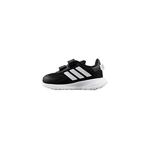 Adidas tensaur run i, scarpe da ginnastica unisex-bambini, core black/ftwr white/core black, 22 eu