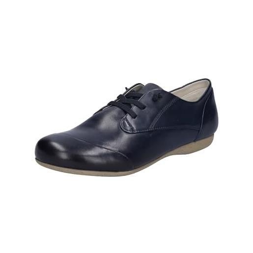 Josef Seibel fiona 01, scarpe stringate derby donna, bleu (fathom), 41 eu