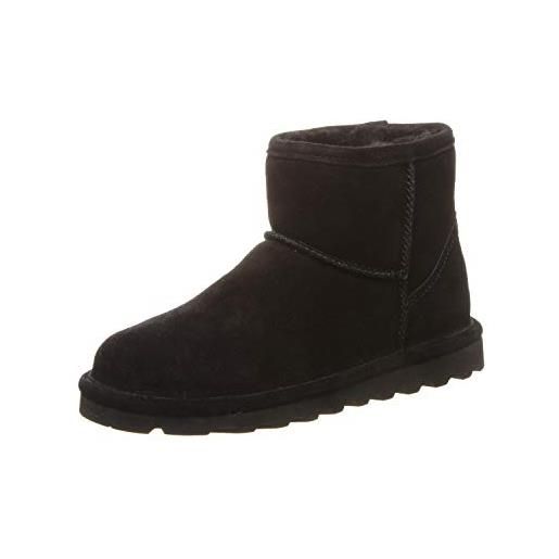 Bearpaw alyssa, stivali arricciati donna, nero (black ii 011), 39 eu