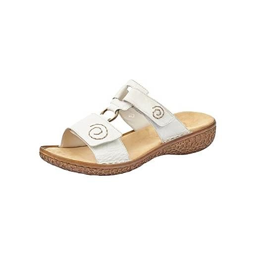 Scholl  Ciabatte Donna LOIRA in Pelle Bianco F26629-1065-390 