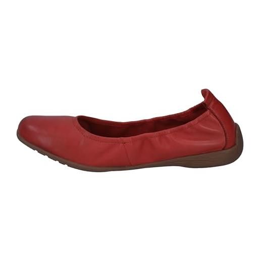 Josef Seibel donna ballerine classiche fenja 01, signora ballerine, larghezza g (normale), sportivo, ballerine, scarpe estive, rosso (rot), 39 eu / 6 uk