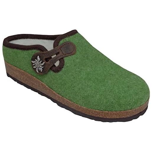 TIROL pantofole donna in lana merinos groden - bordo' 41