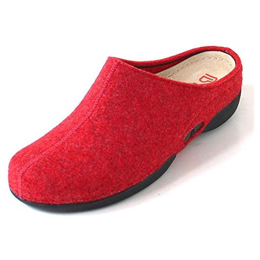 Berkemann lauren 01553-958, pantofole donna, rosso (rot), 39 1/2