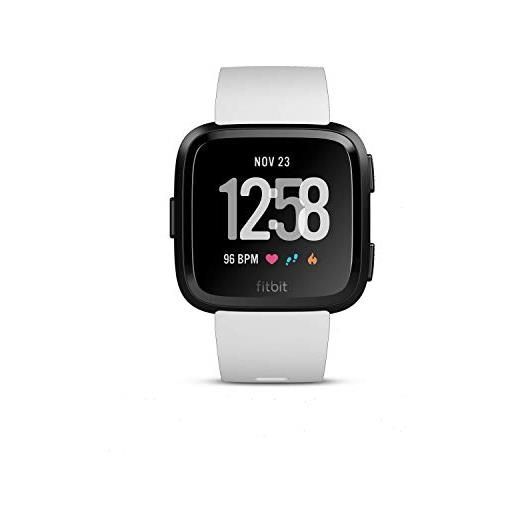 Fitbit versa edizione speciale con rilevazione del battito cardiaco, oltre 4 giorni di autonomia della batteria, resistente all'acqua, grigio