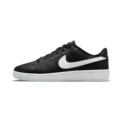 Nike court royale 2 better essential, scarpe da ginnastica uomo, nero (black/white), 43 eu