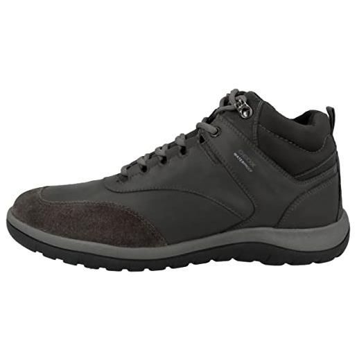 Geox uomo u antelao b wpf b sneakers uomo, marrone (dk coffee/mud), 45 eu