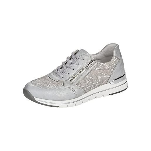 Remonte r6700, scarpe da ginnastica donna, ghiaccio/grigio chiaro/bianco 40, 41 eu