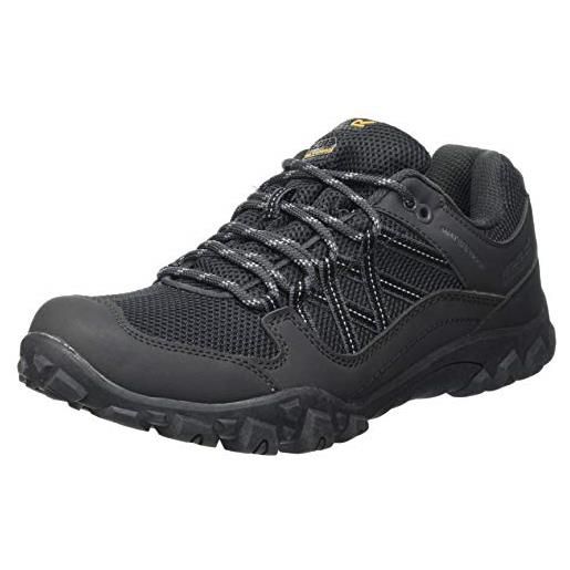 Regatta edgepoint iii' waterproof walking shoes, stivali da escursionismo donna, grigio (granit/duchess 805), 41 eu