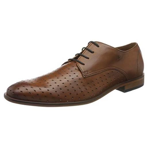 bugatti 311961024100 scarpe con lacci, uomo, marrone (cognac brown), 42 eu