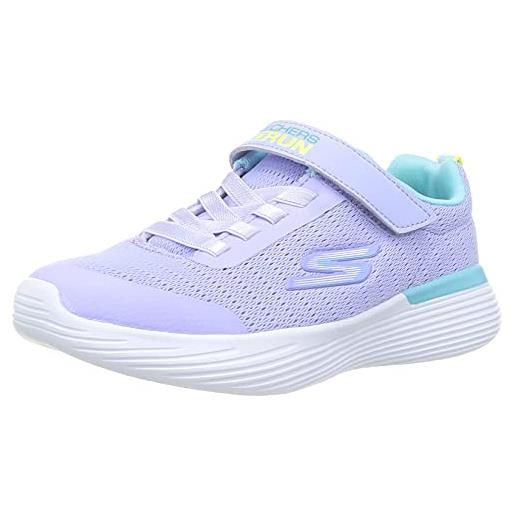 Skechers go run 400 v2, scarpe da ginnastica bambine e ragazze, lavender mesh multi trim, 35 eu