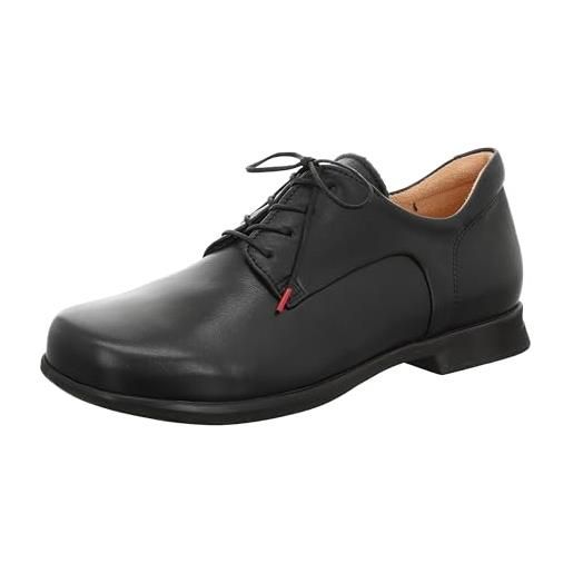 Think! pensa herren, scarpe con lacci uomo nero (schwarz 00), 42.5 eu