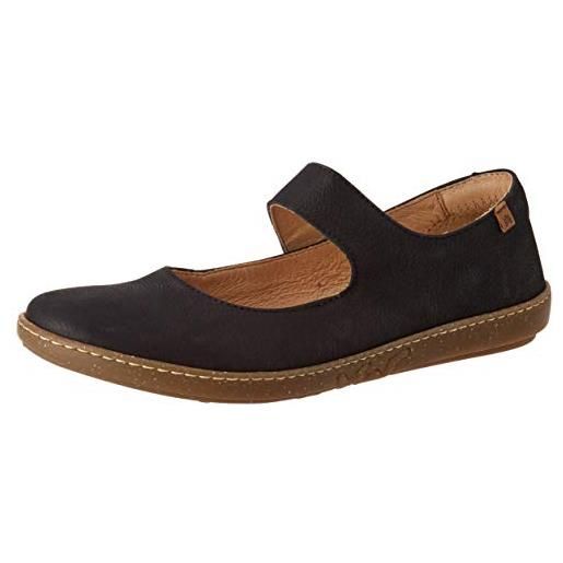 El Naturalista coral, ballerine punta chiusa donna, nero (black black), 39 eu