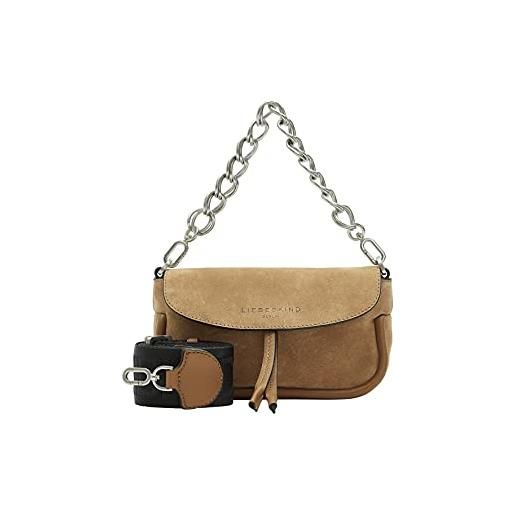 Liebeskind Berlin fab suede, crossbody extra small donna, sepia