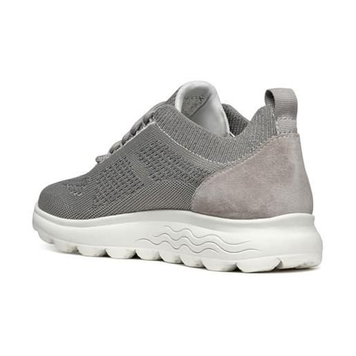 Geox d spherica a, sneakers donna, grigio (lt grey), 40 eu