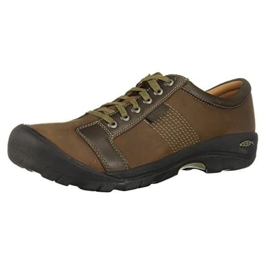 Keen - austin m, scarpe stringate uomo, braun (chocolate brown), 44 eu