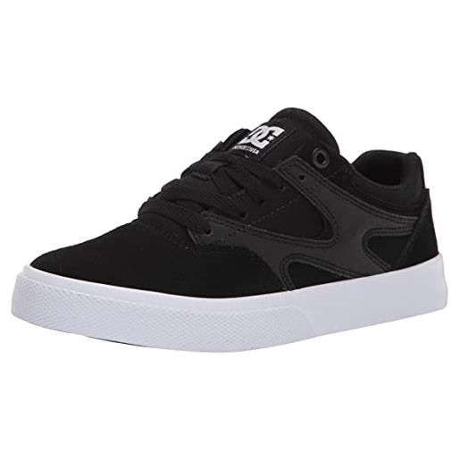 DC Shoes kalis vulc, scarpe da skateboard uomo, nero (black/white bkw), 38.5 eu