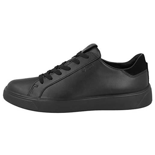 ECCO street tray m sneaker, scarpe da ginnastica basse uomo, nero (black), 41 eu