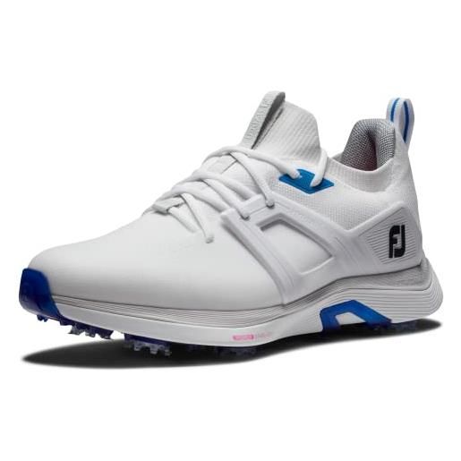 Footjoy hyperflex, scarpe da golf uomo, bianco/grigio, 40.5 eu