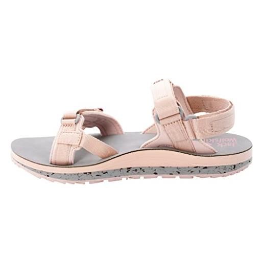 Jack Wolfskin outfresh deluxe sandal w, donna, rose grey, 38 eu