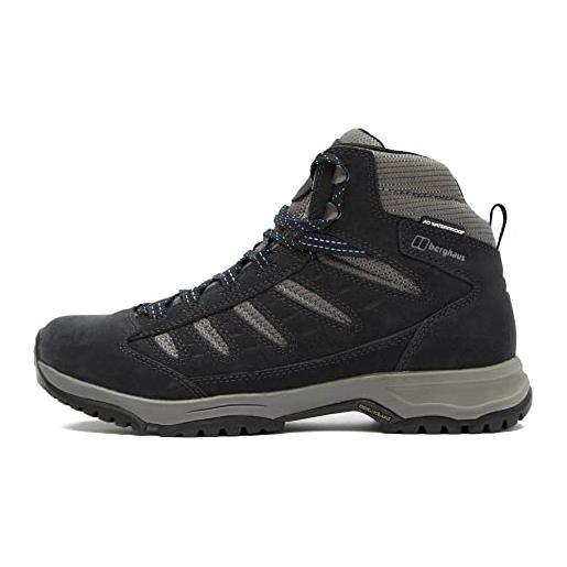 Berghaus explorer active m gore-tex walking boots, stivali da escursionismo alti donna, blu (navy/grey n10), 38 eu