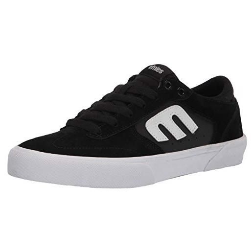 Etnies windrow vulc, scarpe da skateboard uomo, black white gum, 45 eu