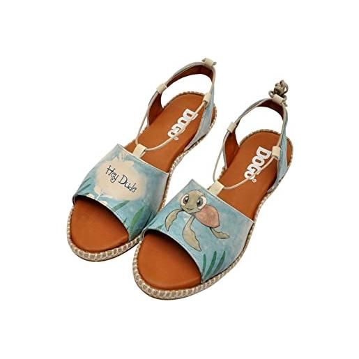 DOGO hazel, sandalo donna, multicolor, 40 eu
